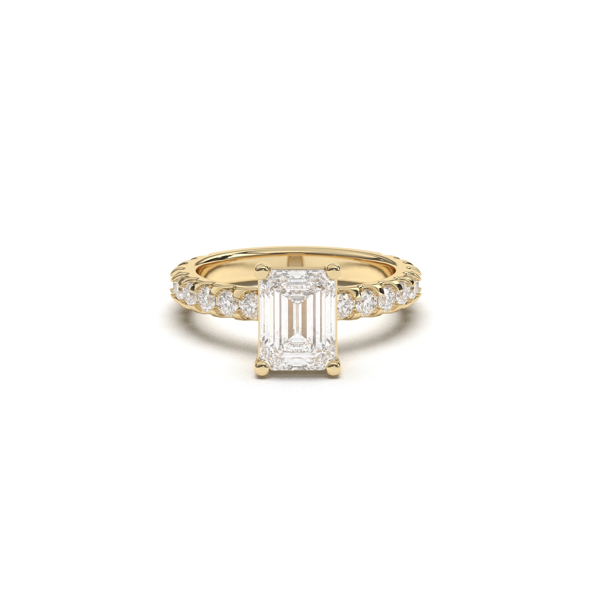 Emerald Grand Claire Pavé  - 2,5 mm