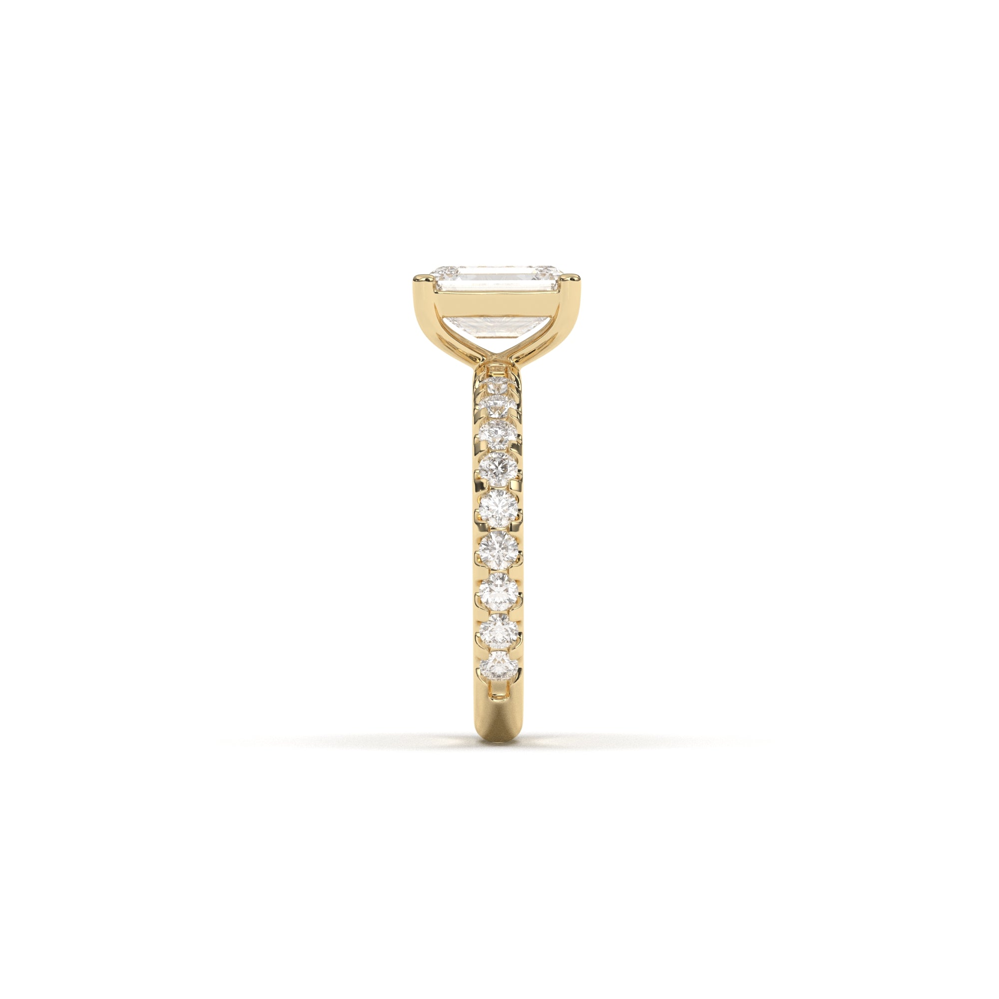 Emerald Grand Claire Pavé  - 2,5 mm