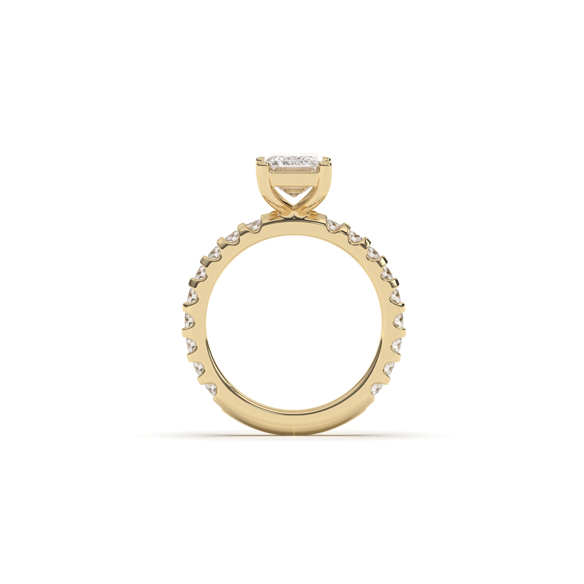 Emerald Grand Claire Pavé  - 2,5 mm