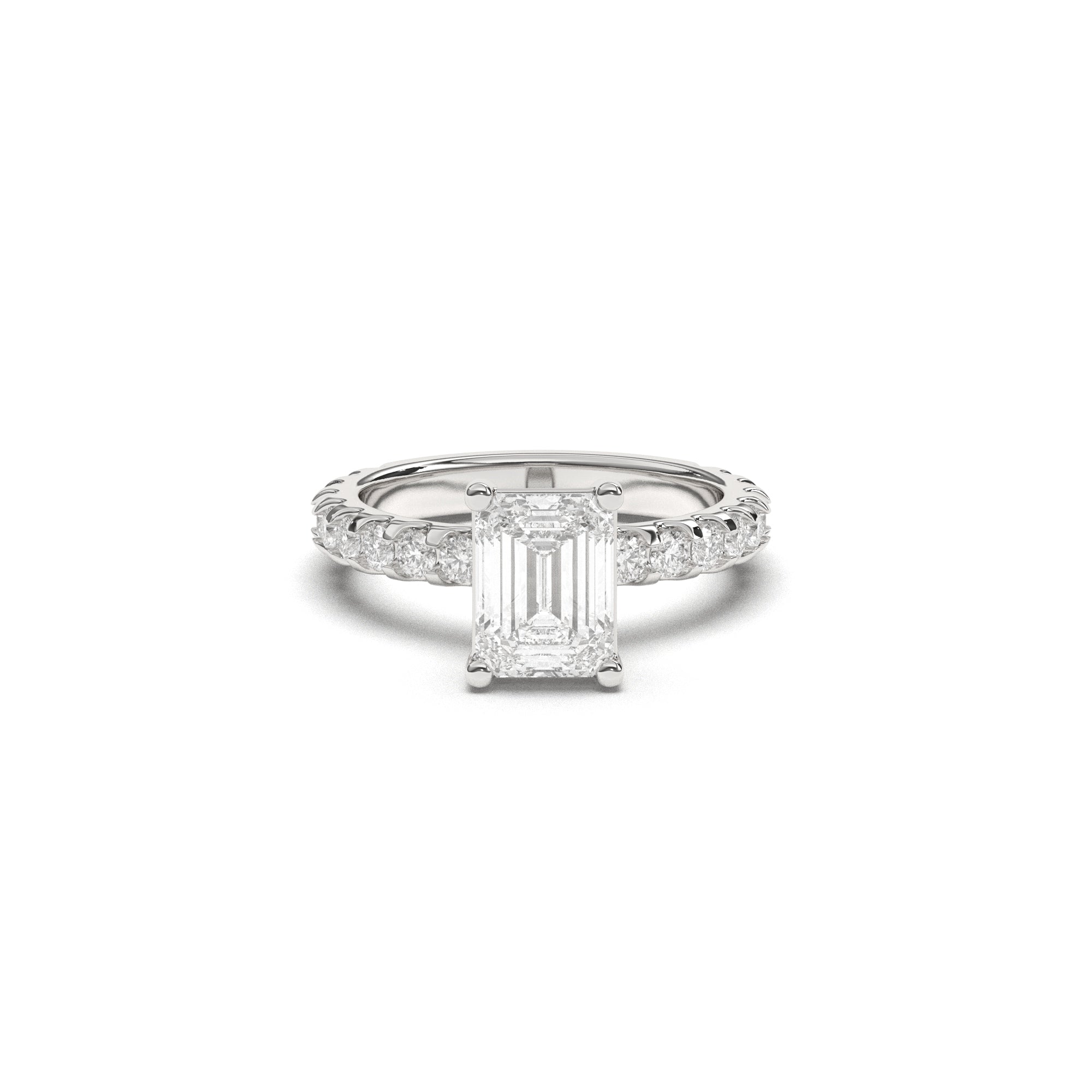 Emerald Grand Claire Pavé  - 2,5 mm