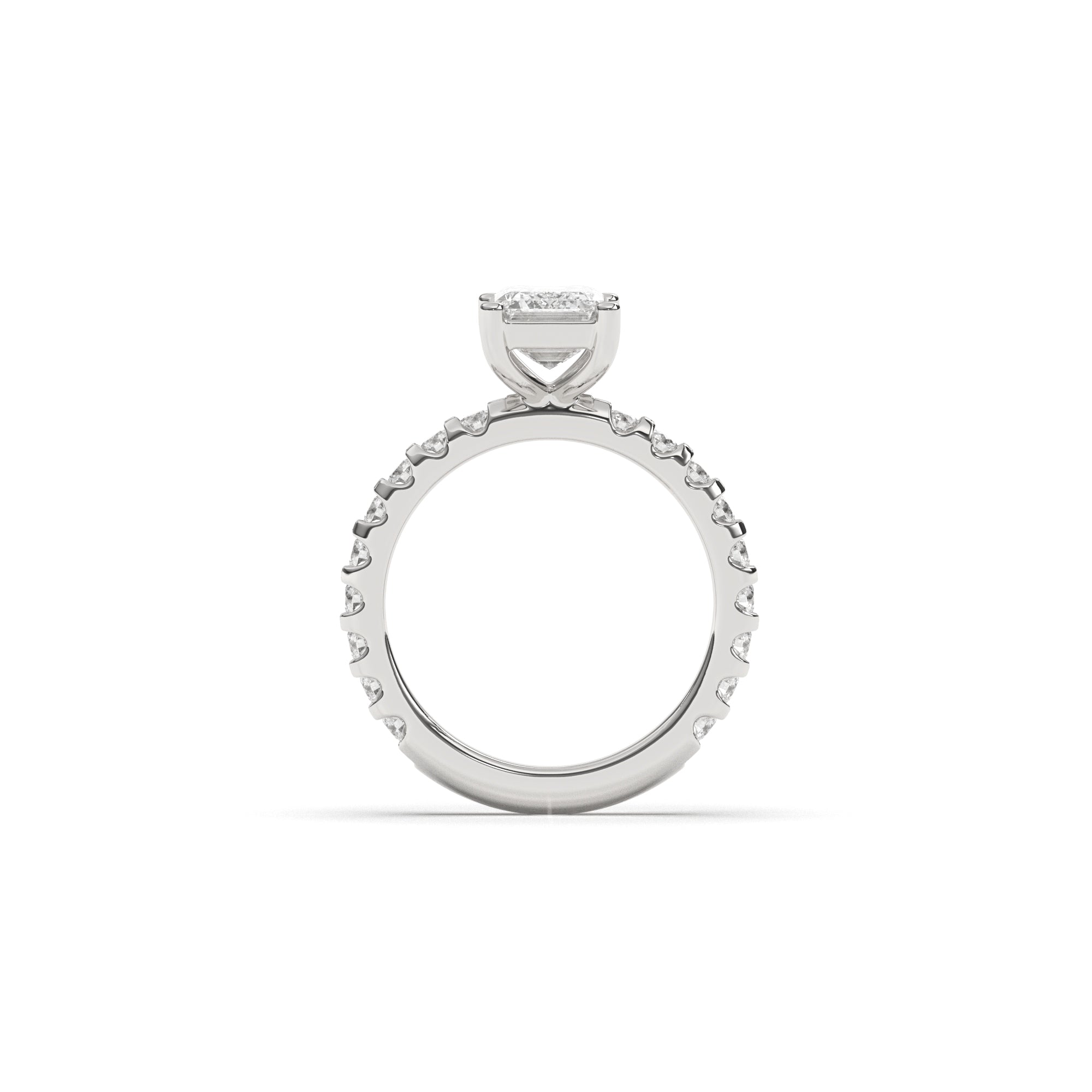 Emerald Grand Claire Pavé  - 2,5 mm