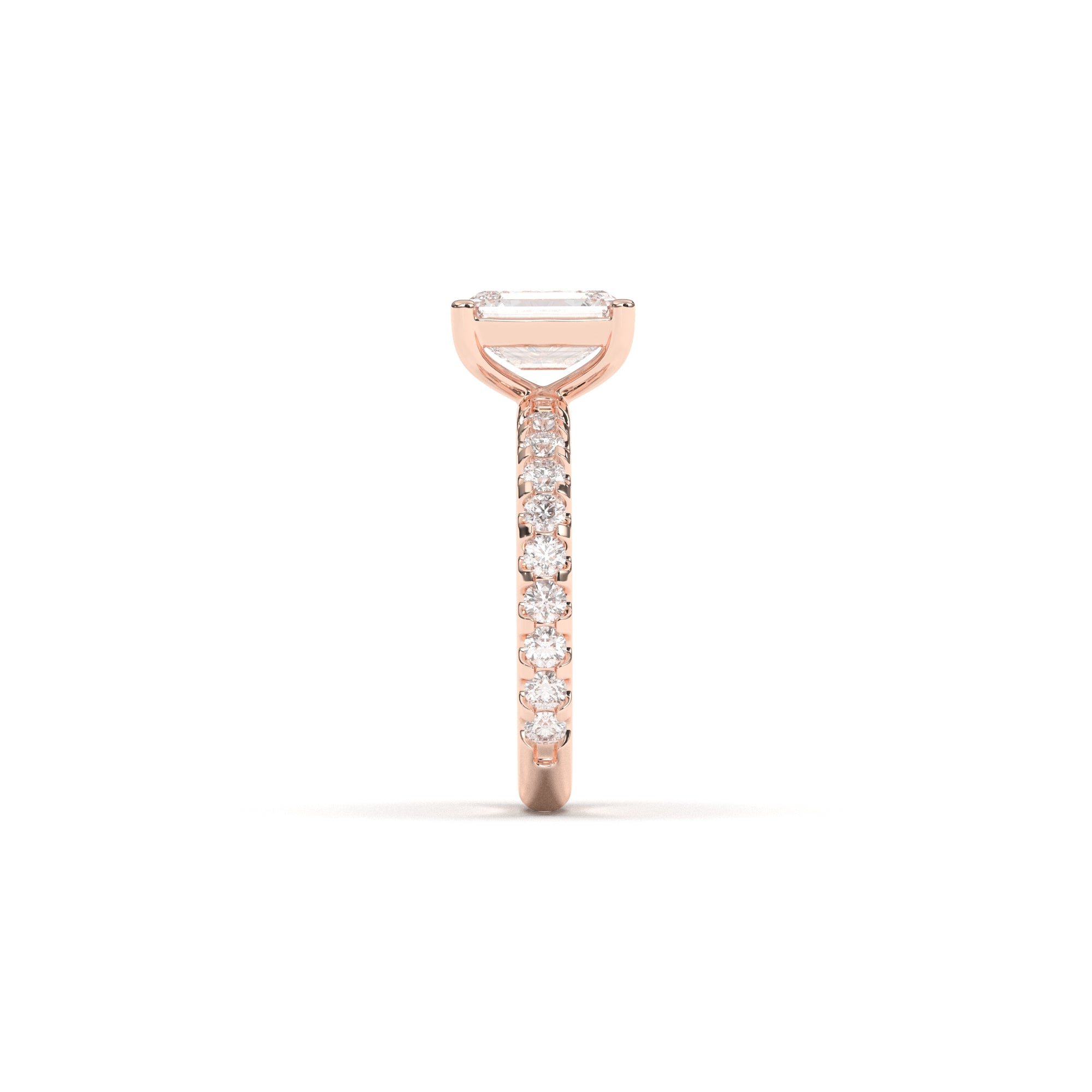 Emerald Grand Claire Pavé  - 2,5 mm