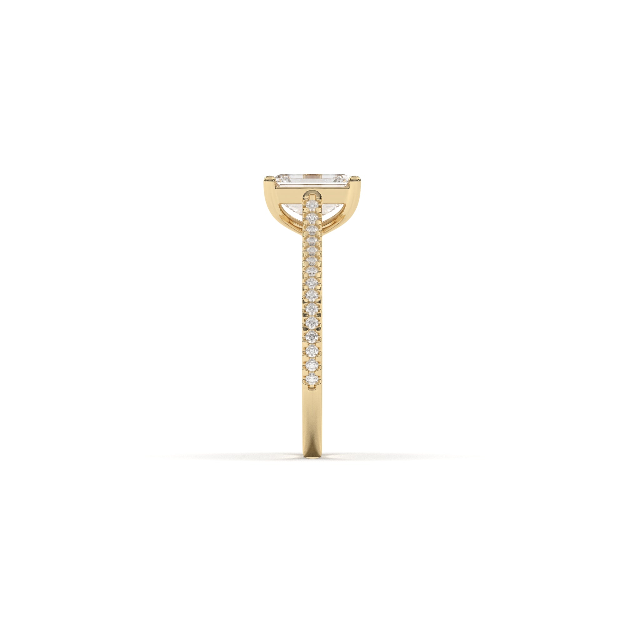 Emerald Petit Soline Pavé - 1,5 mm