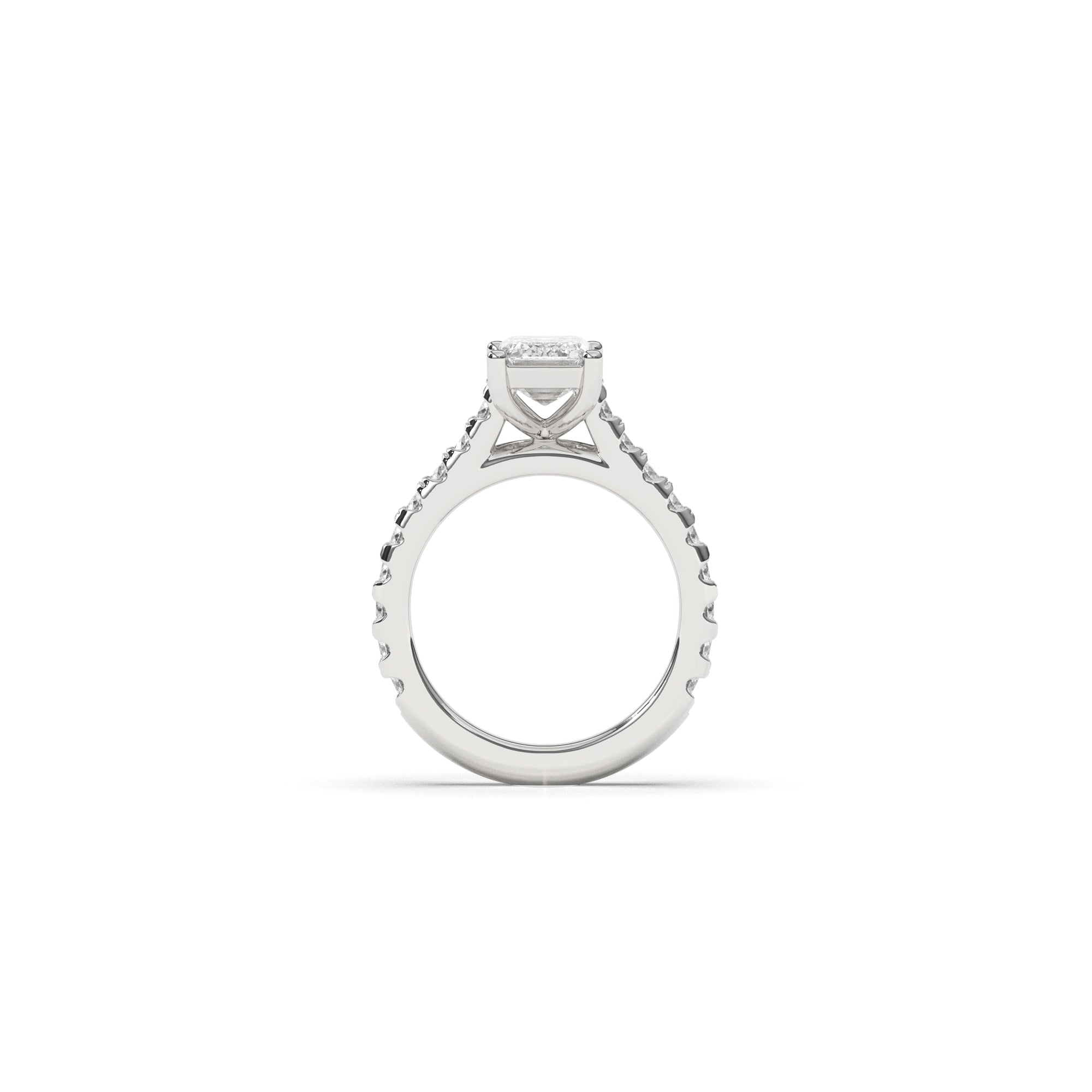 Emerald Grand Soline Pavè - 2,5 mm