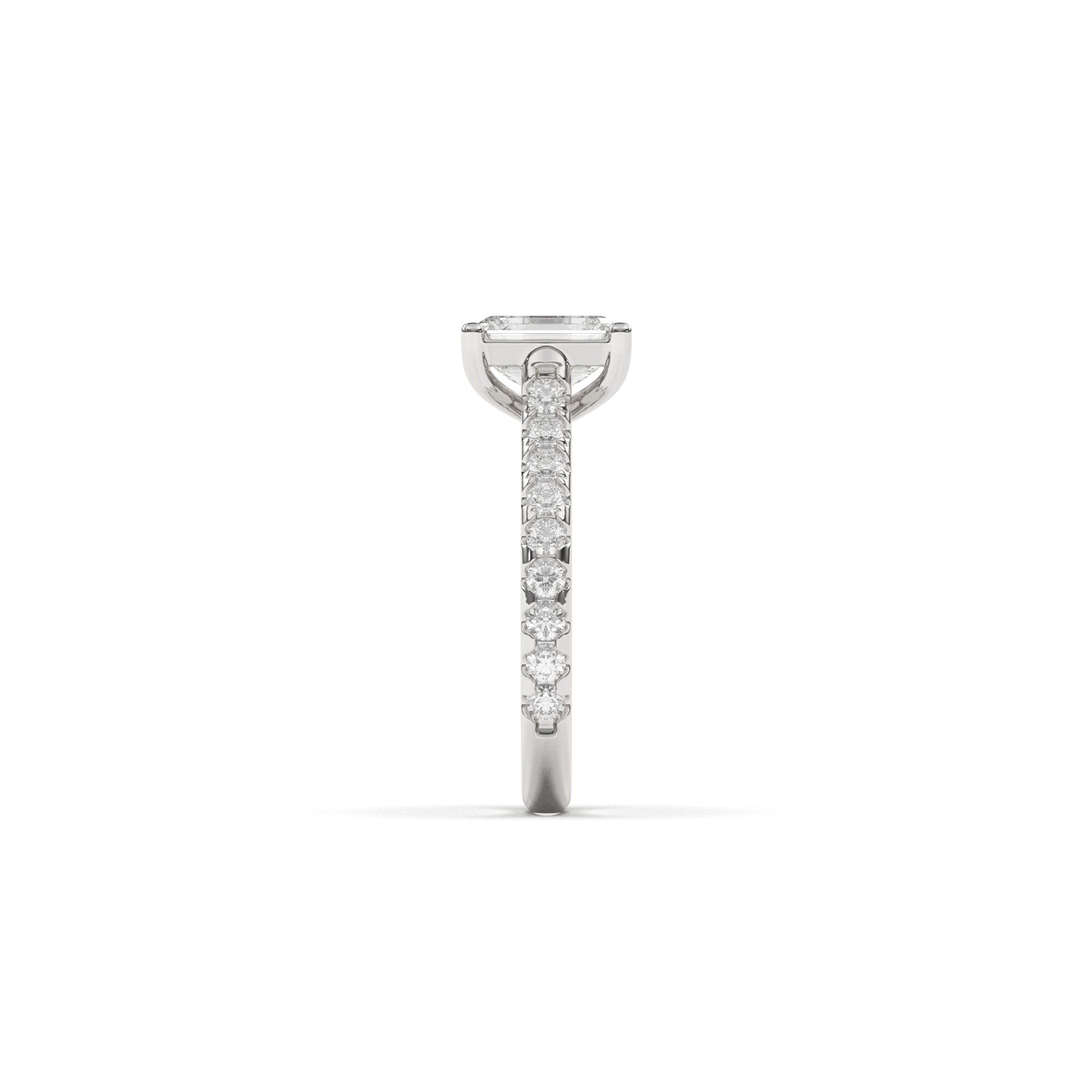 Emerald Grand Soline Pavè - 2,5 mm