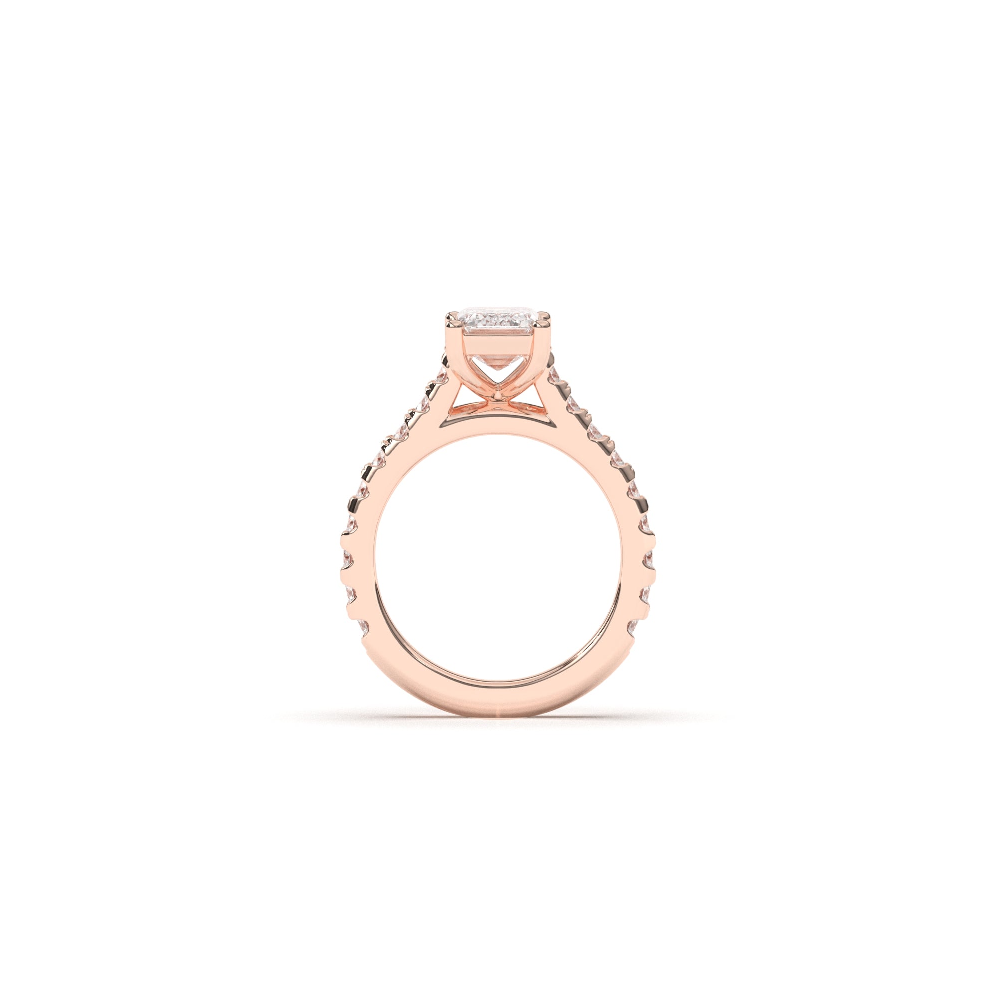 Emerald Grand Soline Pavè - 2,5 mm