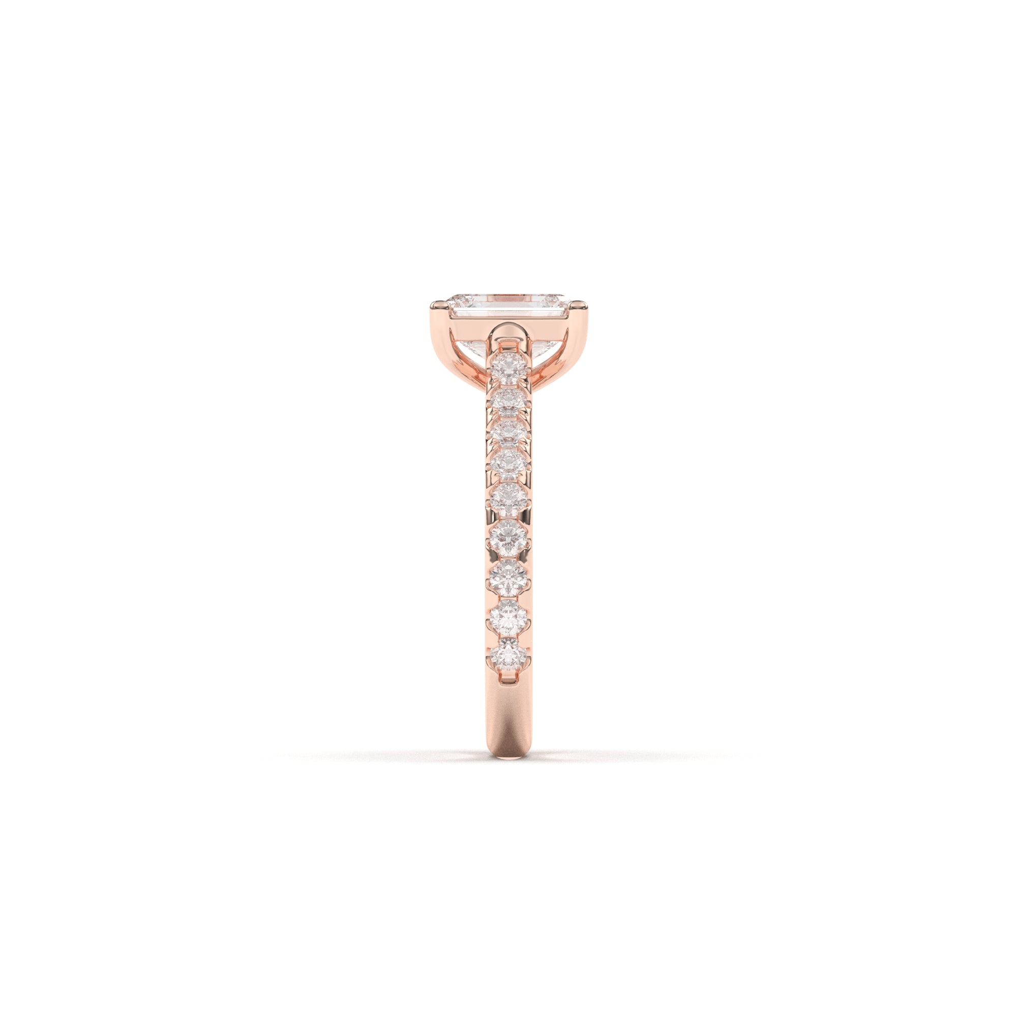 Emerald Grand Soline Pavè - 2,5 mm