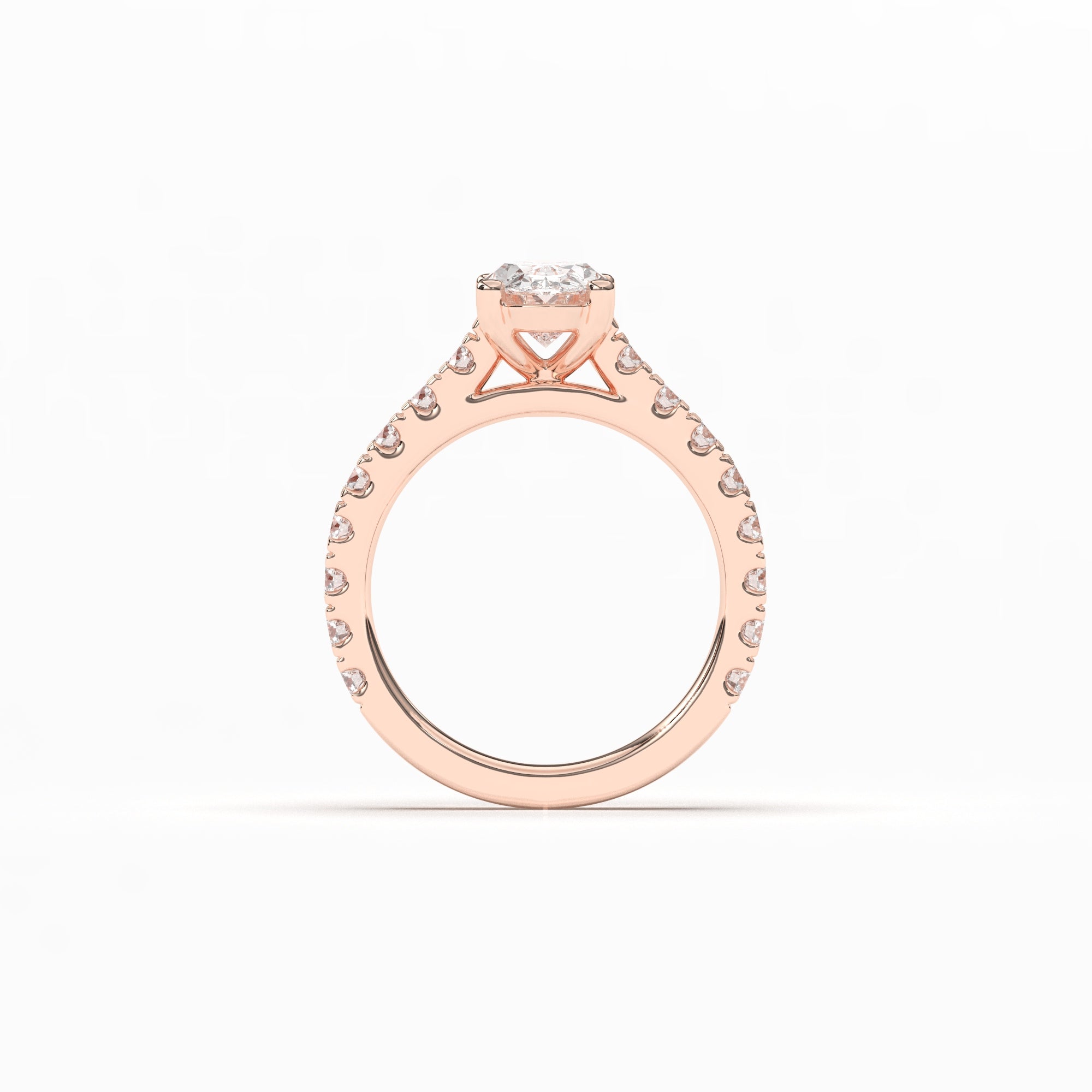 Oval Grand Soline Pavè - 2,5 mm