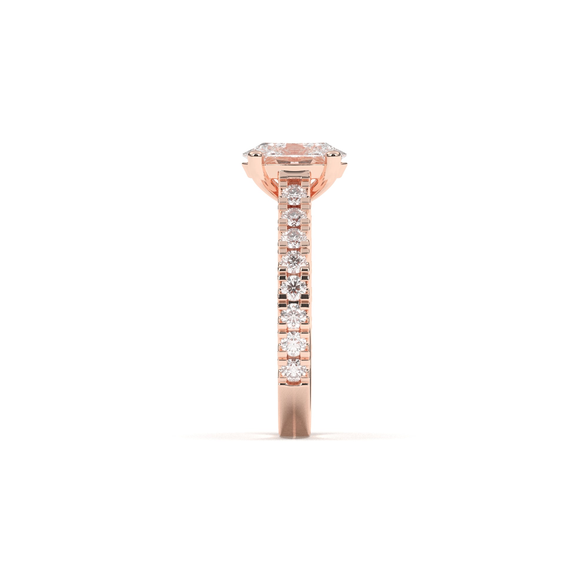 Oval Grand Soline Pavè - 2,5 mm