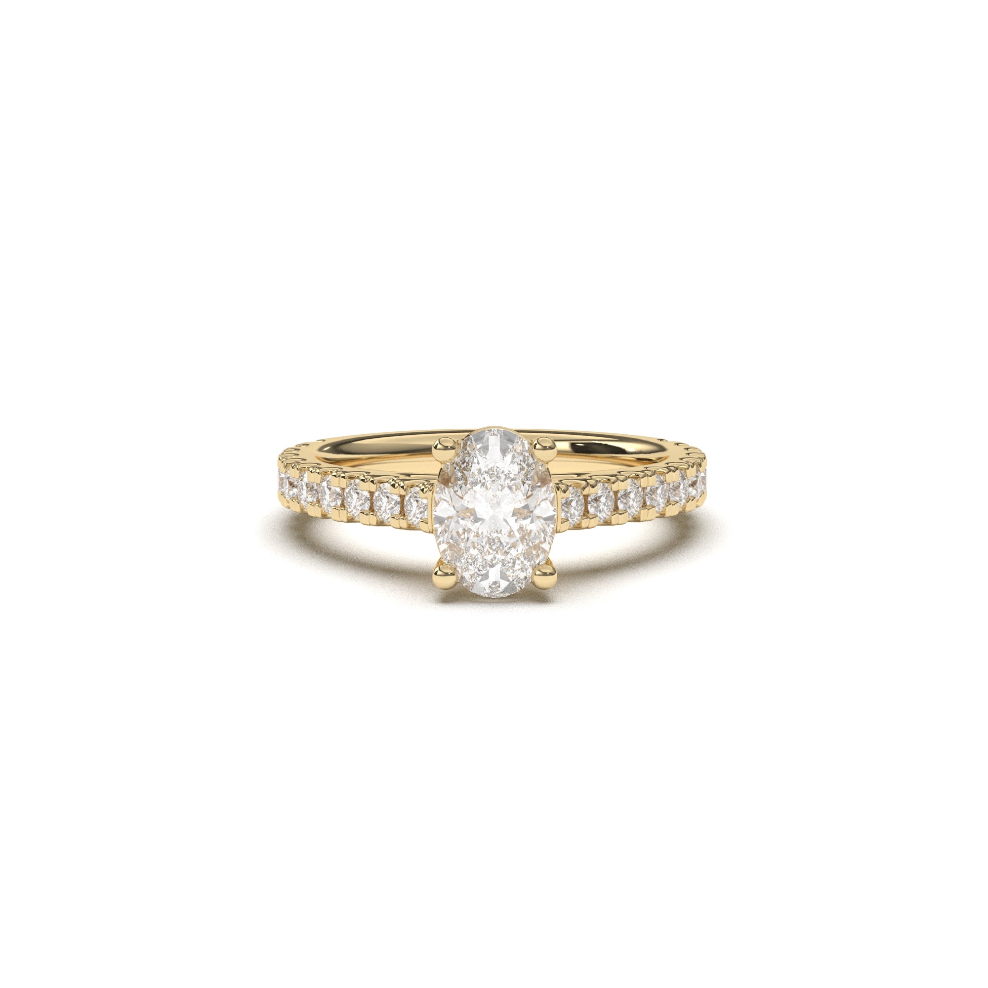 Oval Soline Pavé - 2,00 mm