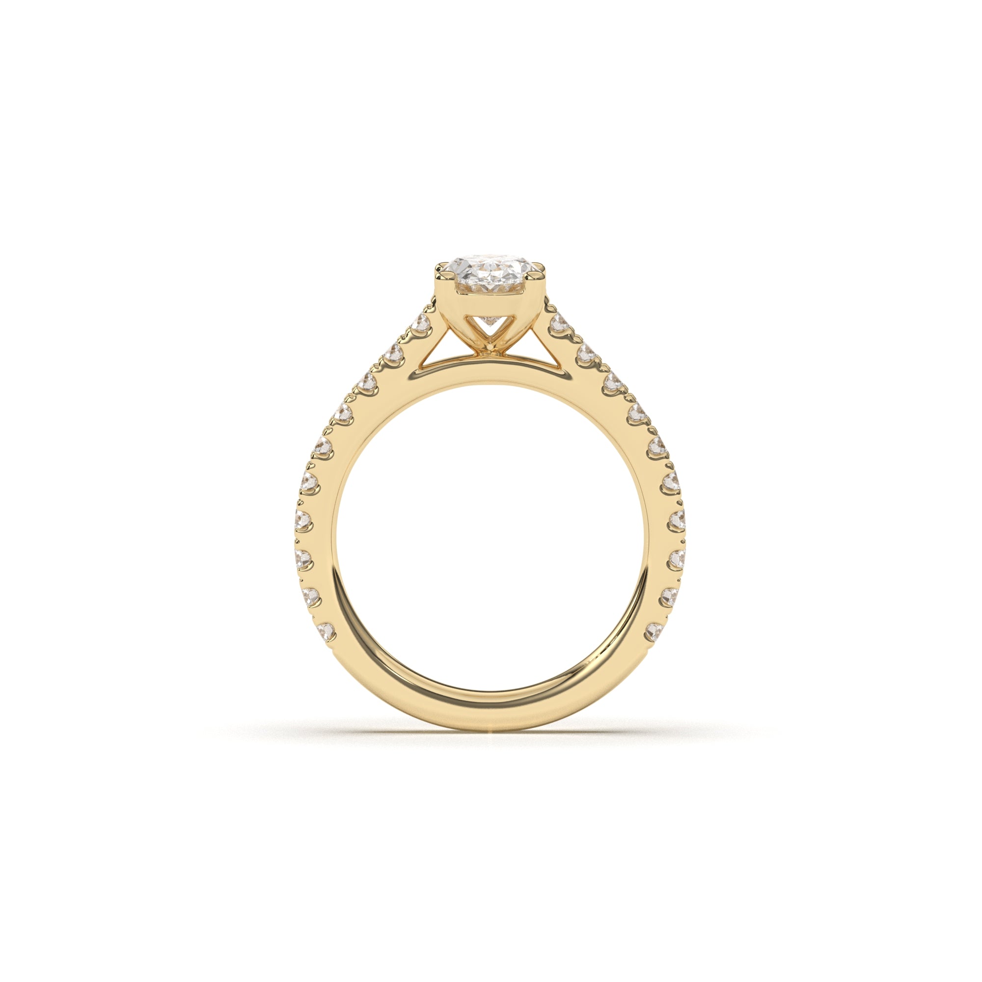 Oval Soline Pavé - 2,00 mm