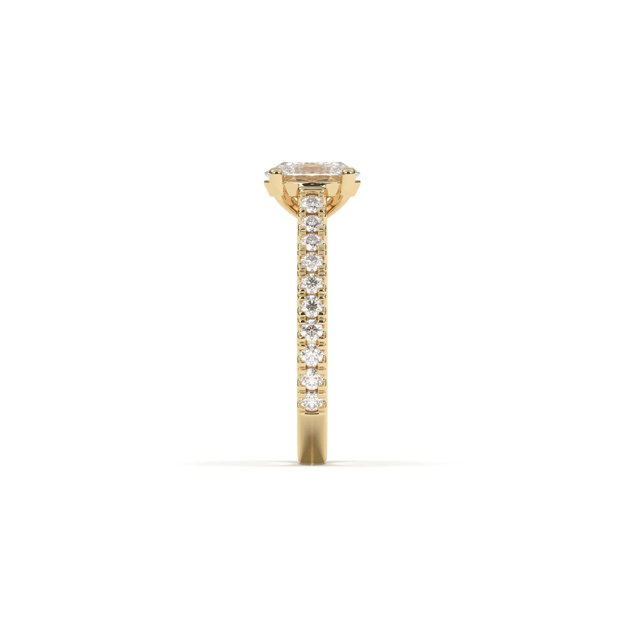 Oval Soline Pavé - 2,00 mm