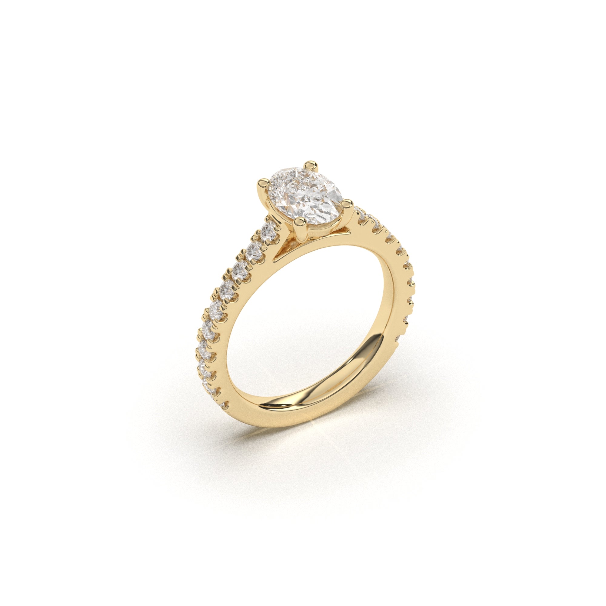 Oval Soline Pavé - 2,00 mm