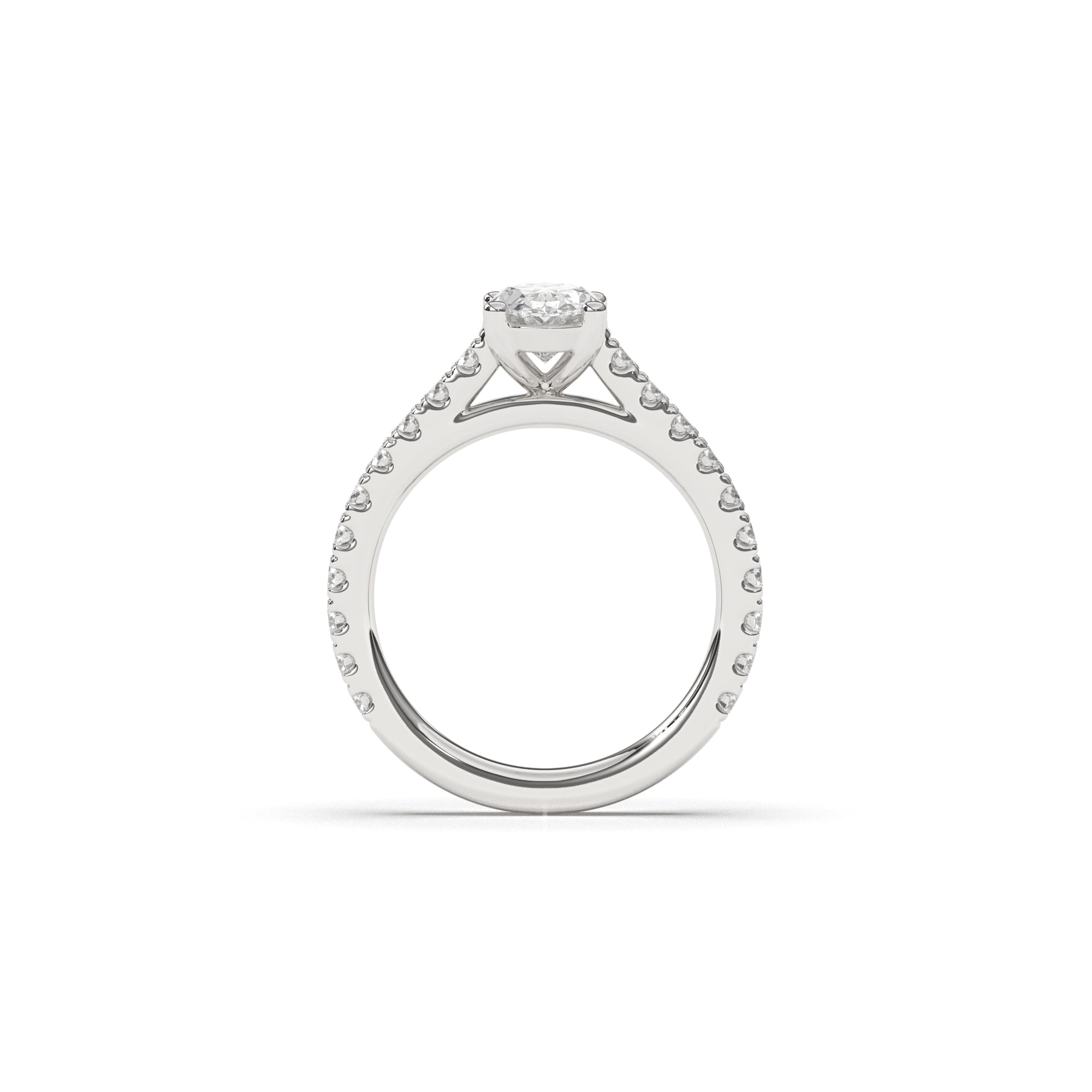 Oval Soline Pavé - 2,00 mm