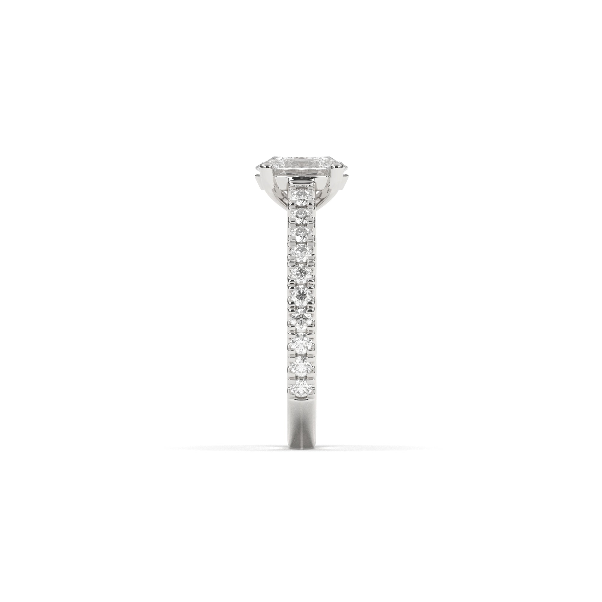 Oval Soline Pavé - 2,00 mm