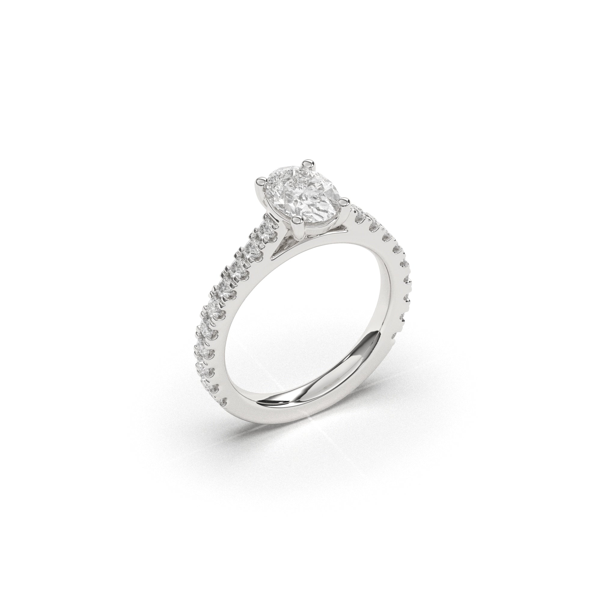 Oval Soline Pavé - 2,00 mm