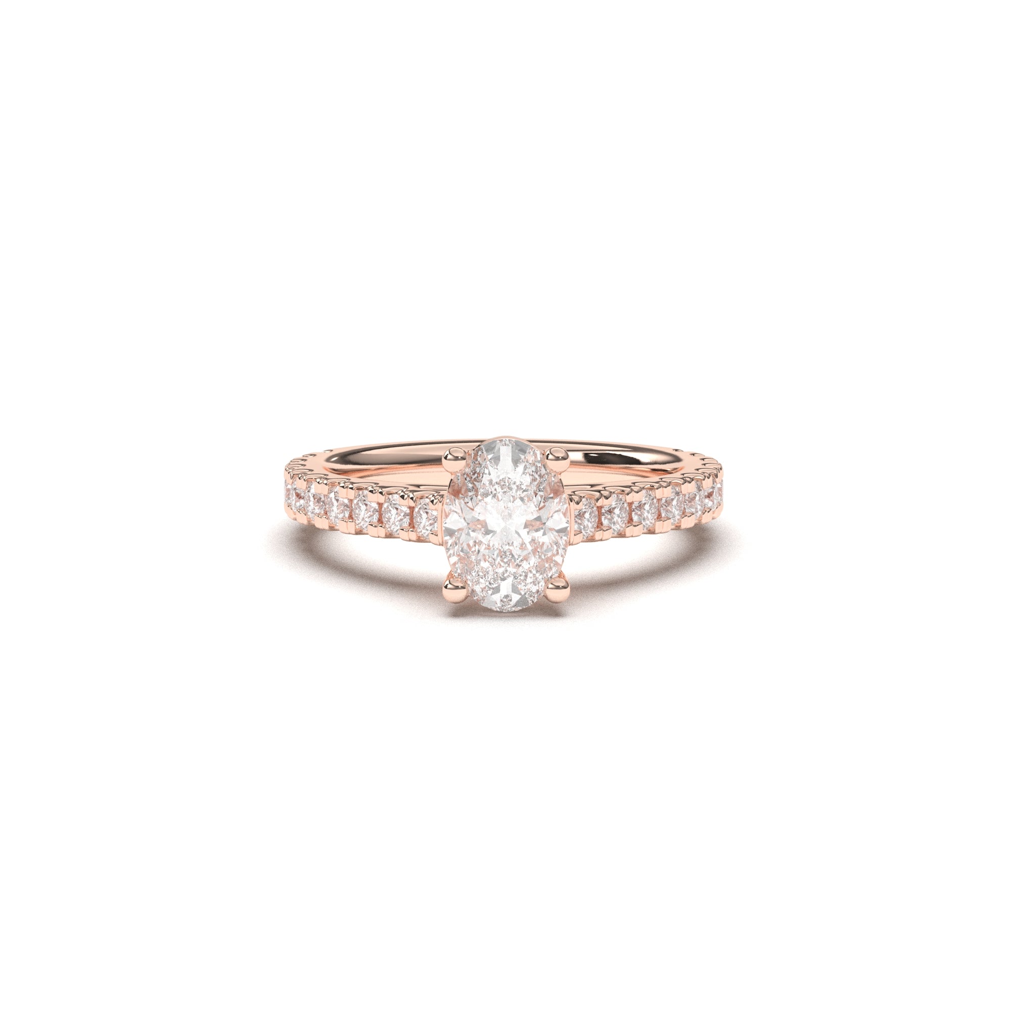 Oval Soline Pavé - 2,00 mm