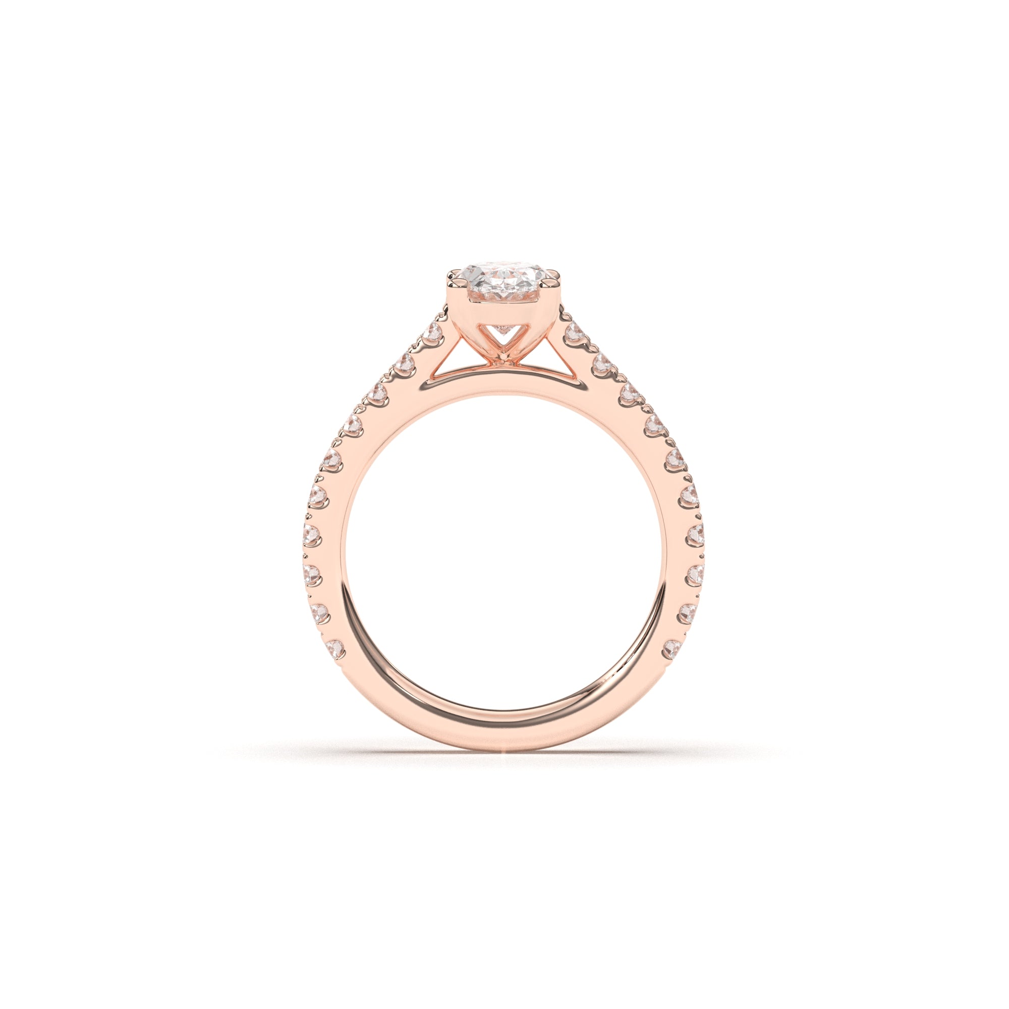 Oval Soline Pavé - 2,00 mm