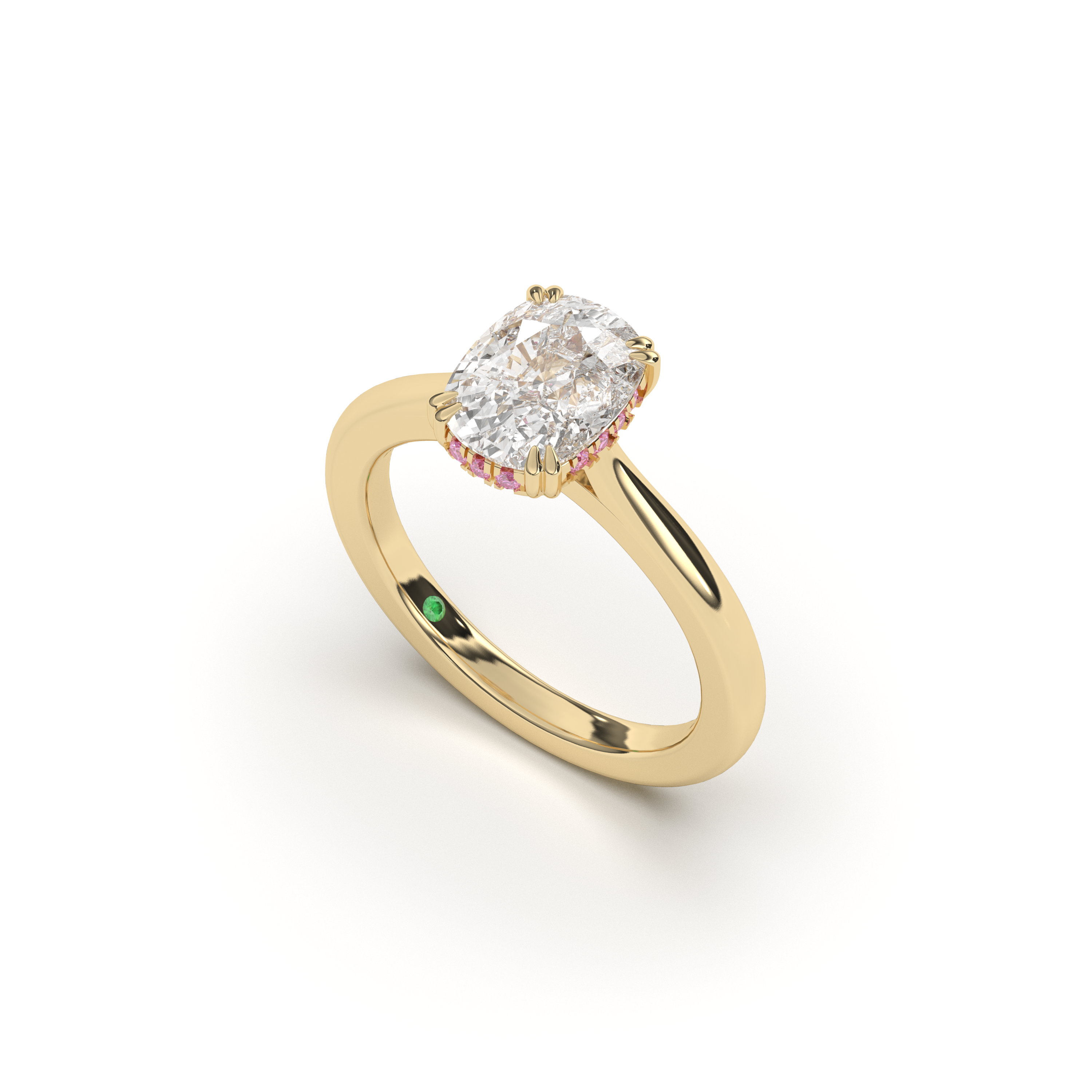 2.1ct Soline Old Mine Cushion